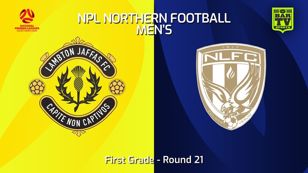 240810-video-NNSW NPLM Round 21 - Lambton Jaffas FC v New Lambton FC Slate Image