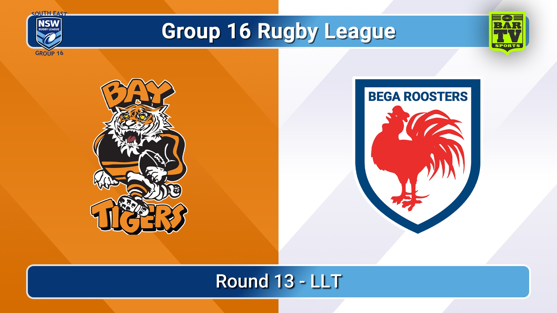 260801-video-Group 16 Rugby League  Round 13 - LLT - Bateman's Bay Tigers v Bega Roosters Slate Image