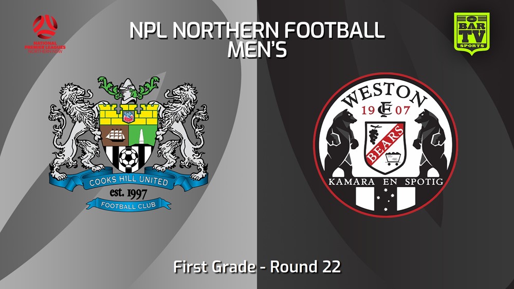 240818-video-NNSW NPLM Round 22 - Cooks Hill United FC v Weston Workers FC Slate Image