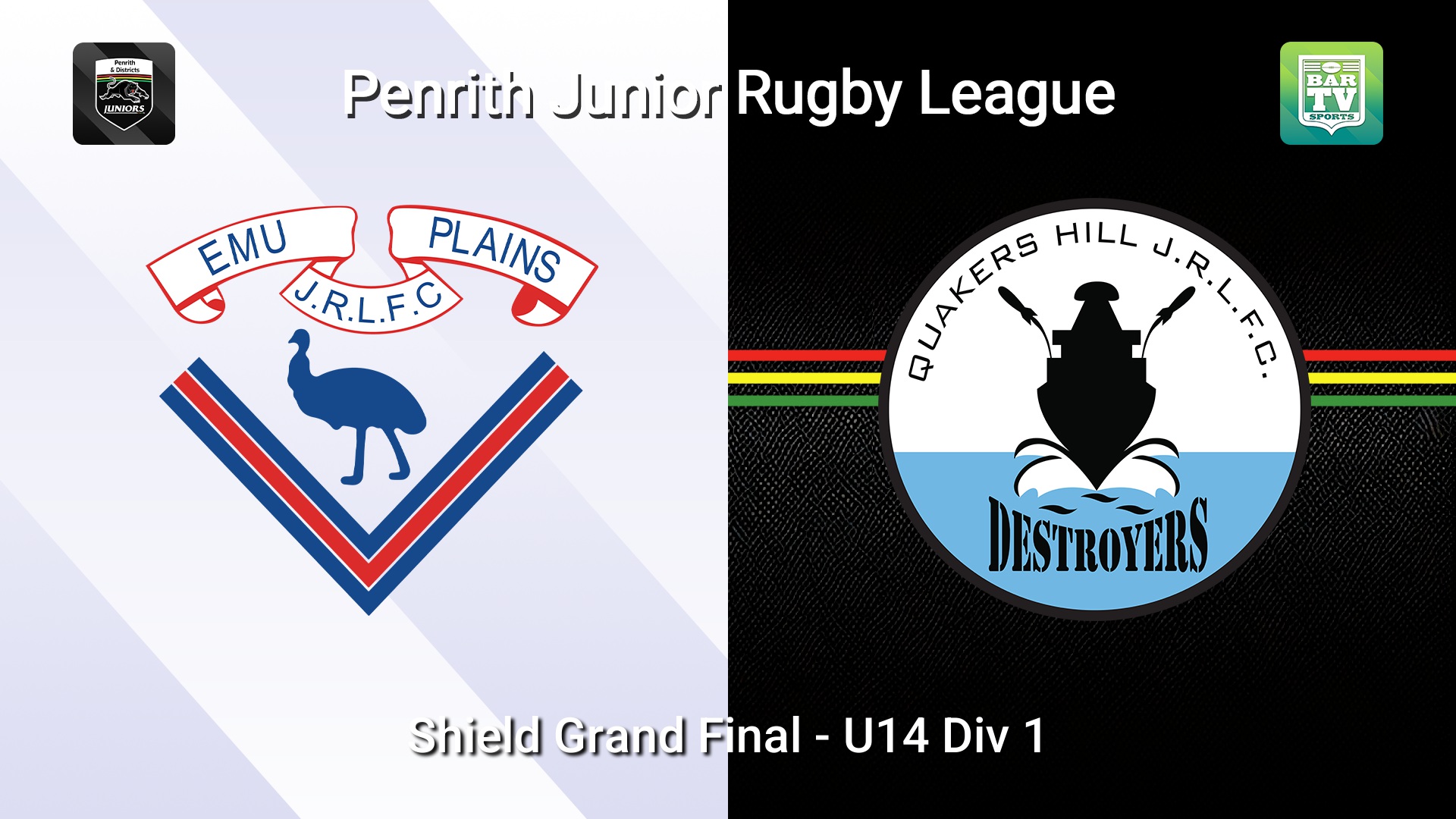 260911-video-Penrith & District Junior Rugby League Shield Grand Final - U14 Div 1 - Emu Plains v Quakers Hill Slate Image