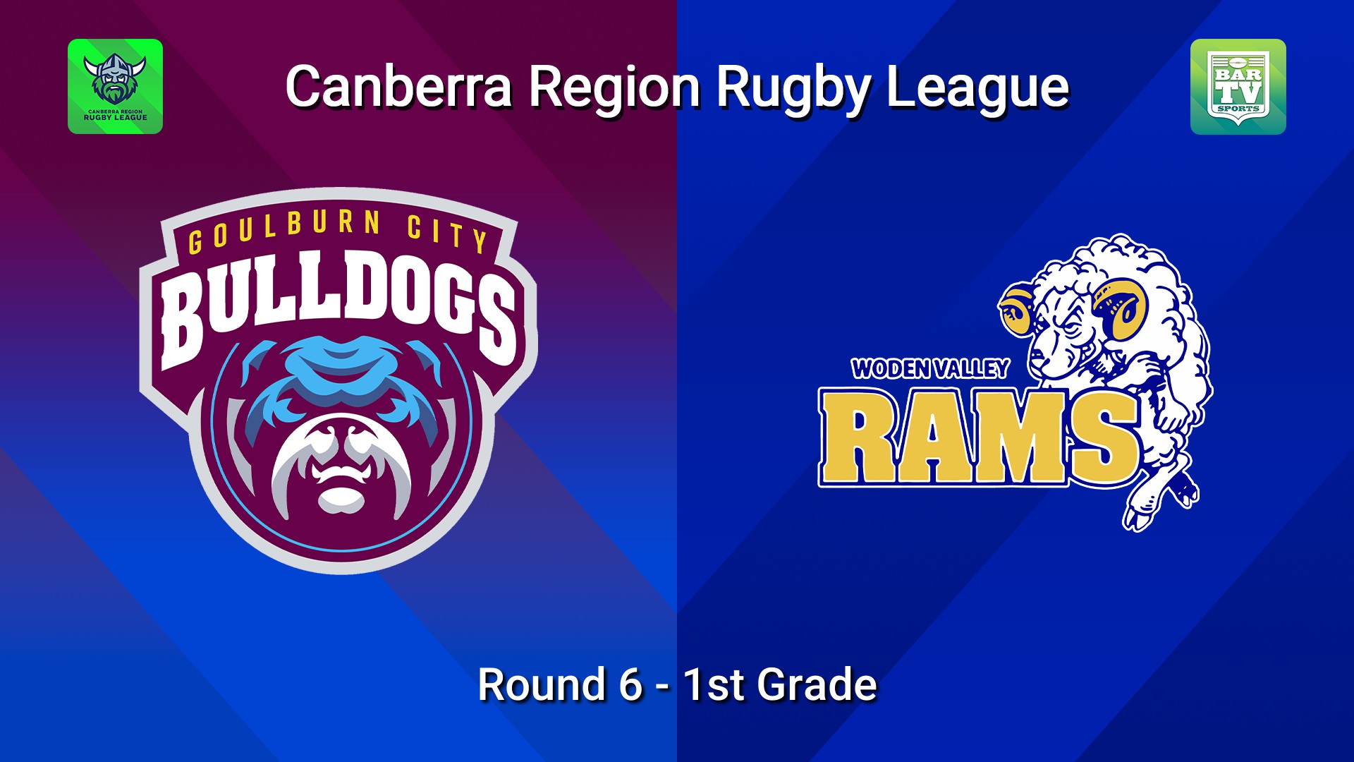 260523-video-Canberra Round 6 - 1st Grade - Goulburn City Bulldogs v Woden Valley Rams Slate Image