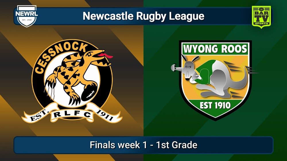 250830-video-Newcastle RL Finals week 1 - 1st Grade - Cessnock Goannas v Wyong Roos Slate Image