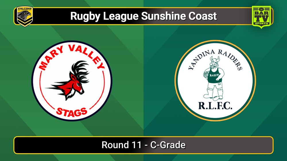 250628-video-Sunshine Coast RL Round 11 - C-Grade - Mary Valley Stags v Yandina Raiders Slate Image