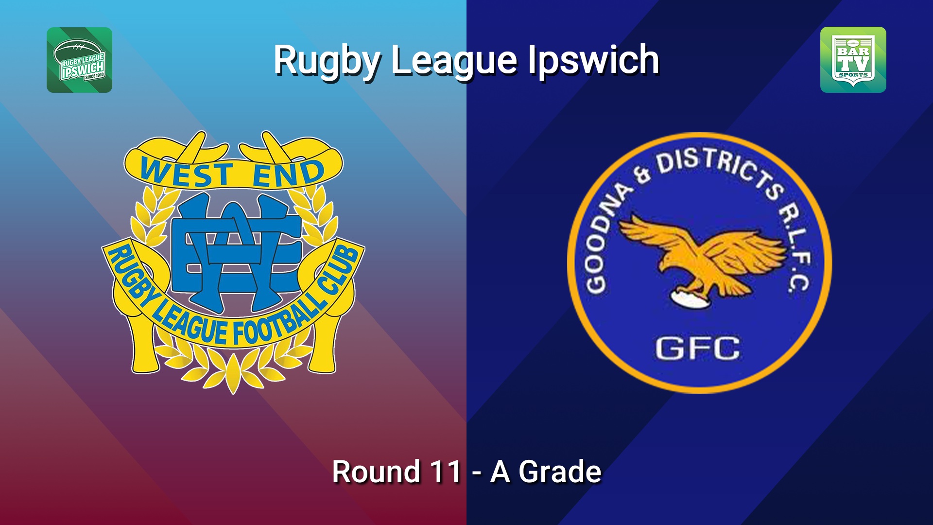 260628-video-Rugby League Ipswich Round 11 - A Grade - West End v Goodna Slate Image