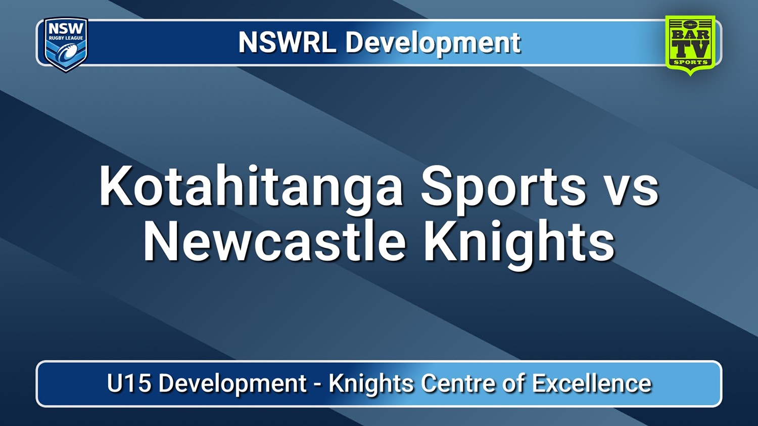 250708-video-NSWRL Development Development Match - U15 Development - Kotahitanga Sports v Newcastle Knights Slate Image