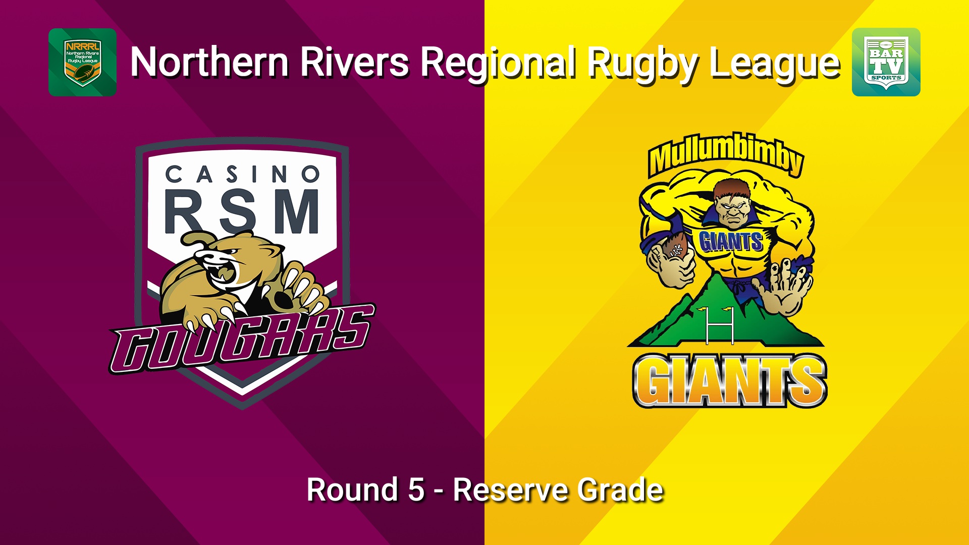 260517-video-Northern Rivers Round 5 - Reserve Grade - Casino RSM Cougars v Mullumbimby Giants Minigame Slate Image