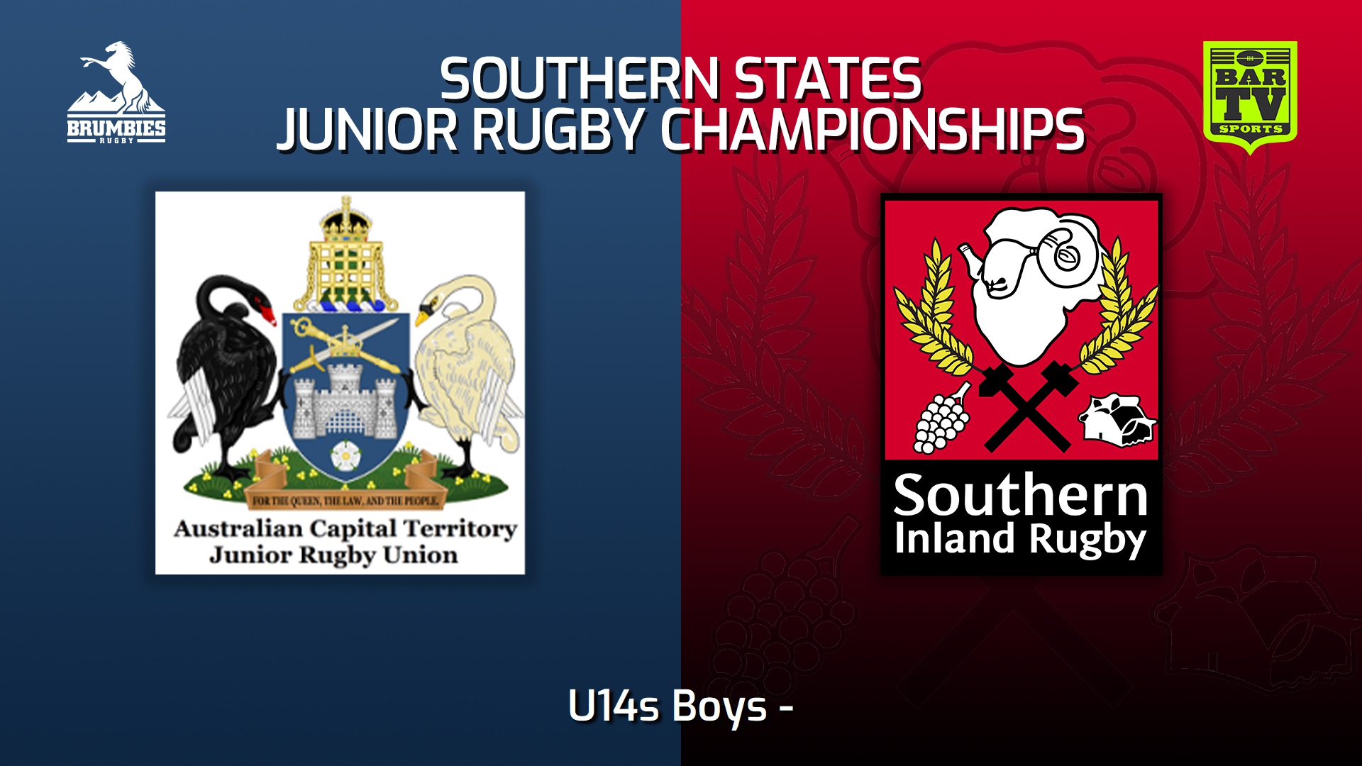 230711-Southern States Junior Rugby Championships U14s Boys - ACTJRU v Southern Inland Slate Image