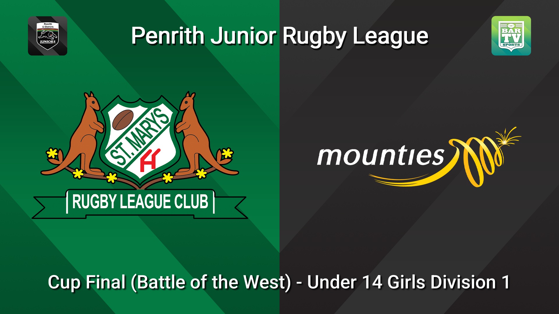 260919-video-Penrith & District Junior Rugby League Cup Final (Battle of the West) - Under 14 Girls Division 1 - St Marys v Mounties Minigame Slate Image