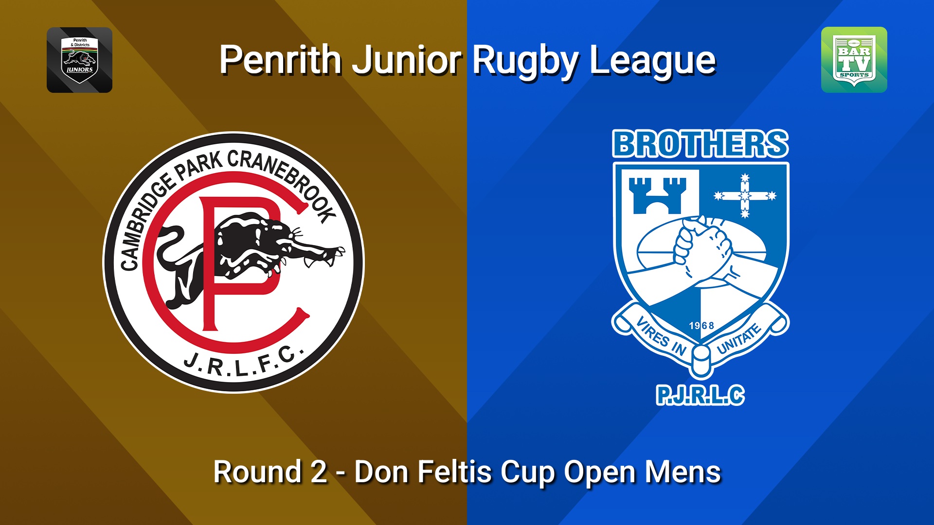 260411-video-Penrith & District Junior Rugby League Round 2 - Don Feltis Cup Open Mens - Cambridge Park v Brothers Slate Image