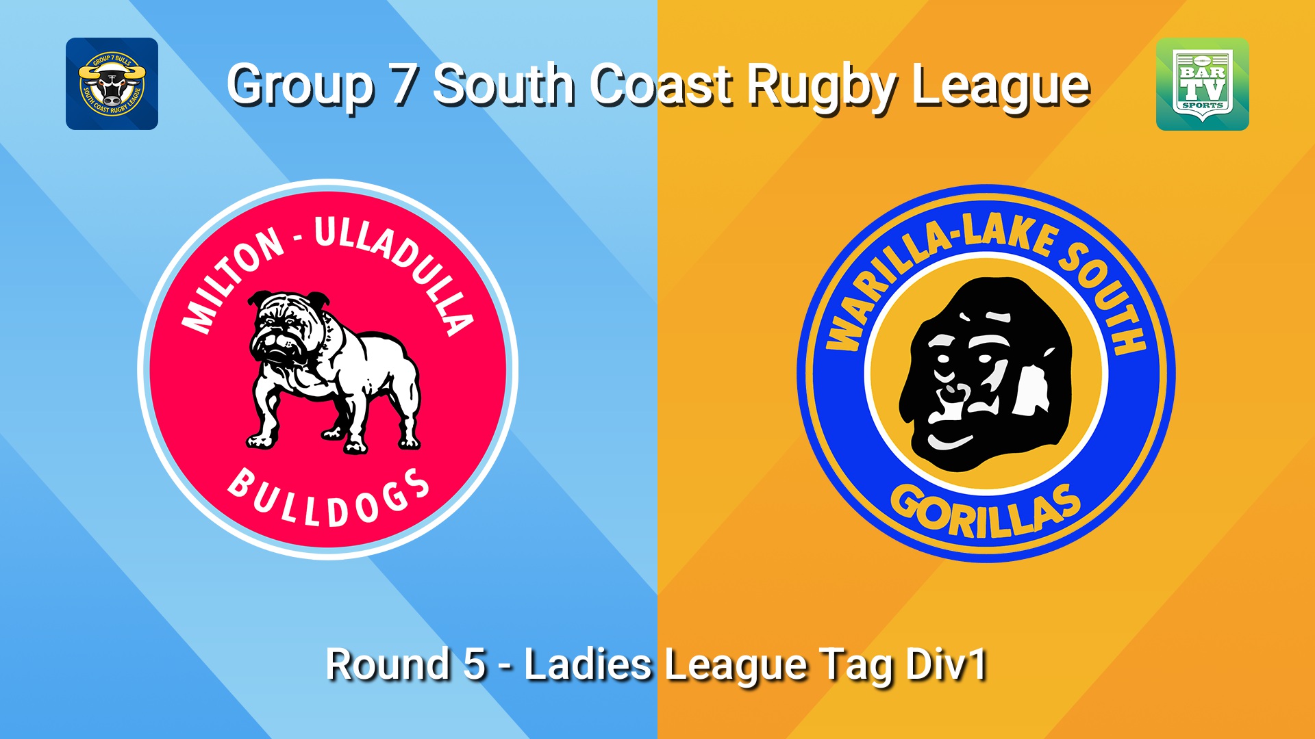 260517-video-South Coast Round 5 - Ladies League Tag Div1 - Milton-Ulladulla Bulldogs v Warilla-Lake South Slate Image
