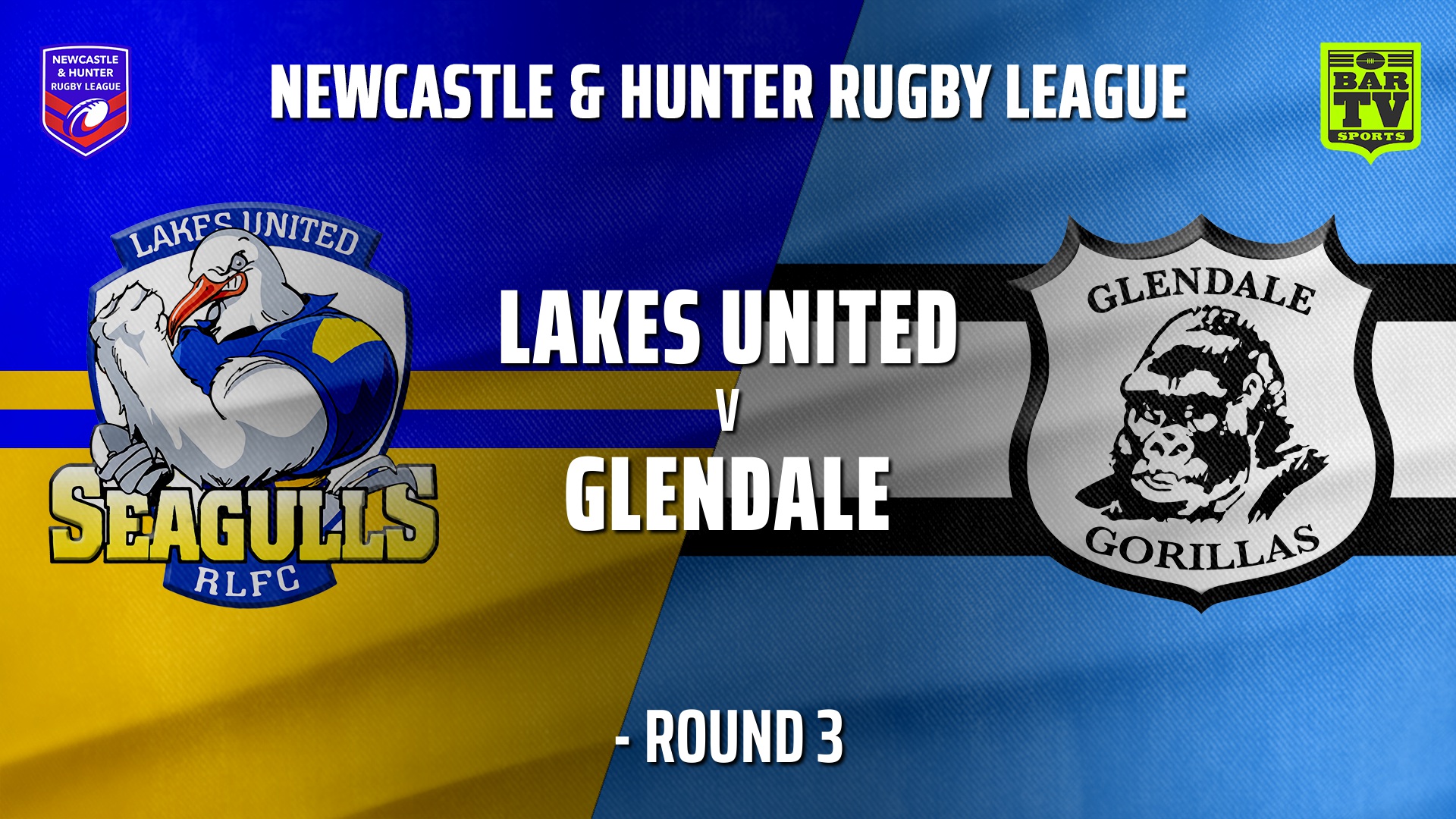 210502-NHRL Round 3 - Southern Conference - Lakes United v Glendale Gorillas Slate Image
