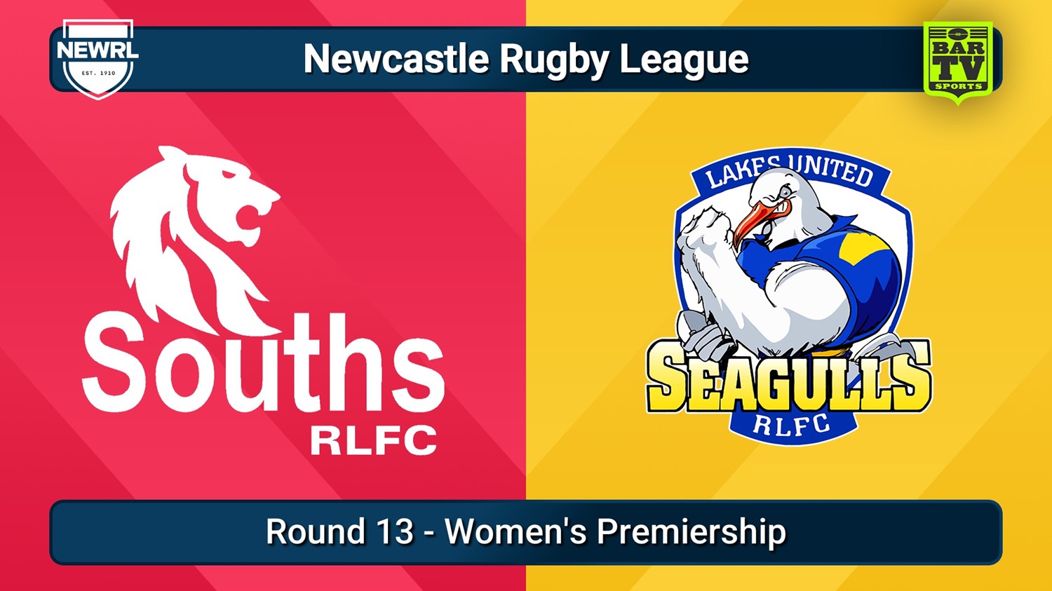 250727-video-Newcastle RL Round 13 - Women's Premiership - South Newcastle Lions v Lakes United Seagulls Slate Image