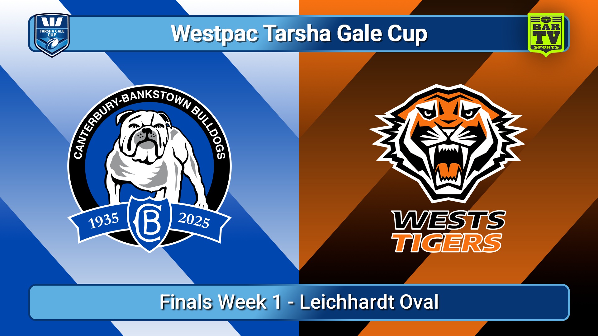 250412-video-Westpac Tarsha Gale Cup Finals Week 1 - Canterbury-Bankstown Bulldogs v Wests Tigers Slate Image