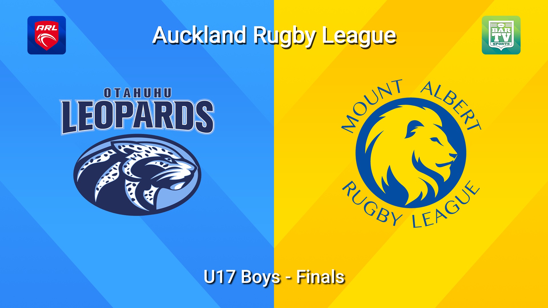 260809-video-Auckland RL Finals - U17 Boys - Otahuhu Leopards v Mt Albert Lions Minigame Slate Image