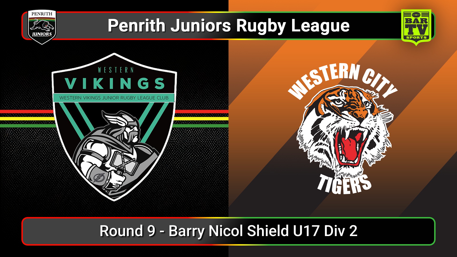 250620-video-Penrith & District Junior Rugby League Round 9 - Barry Nicol Shield U17 Div 2 - Western Vikings v Western City Tigers Slate Image