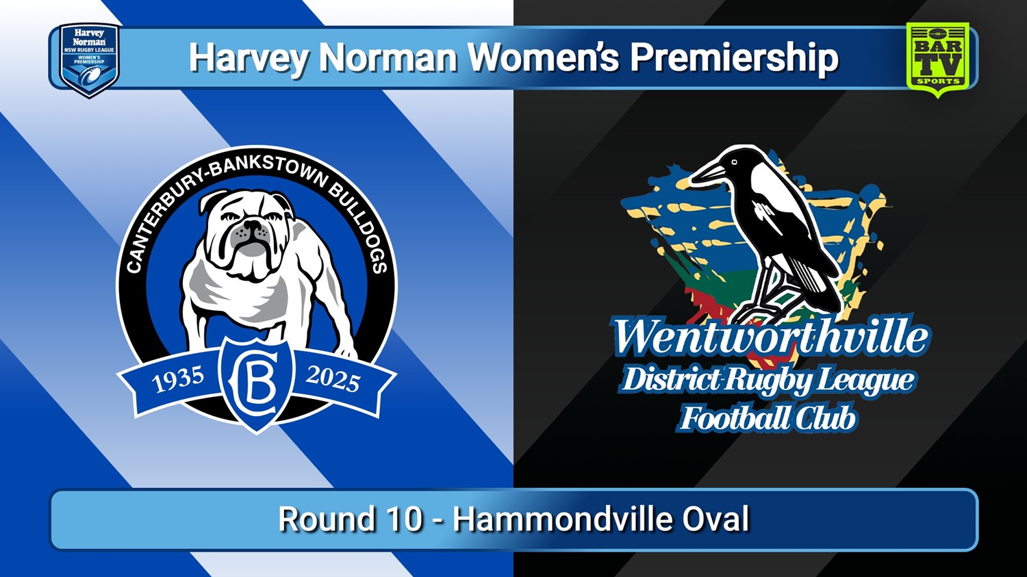 250907-video-Harvey Norman NSW Women's Premiership Round 10 - Canterbury-Bankstown Bulldogs v Wentworthville Magpies  Slate Image