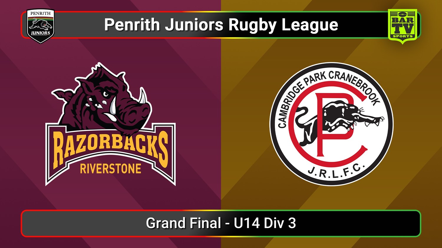 250913-video-Penrith & District Junior Rugby League Grand Final - U14 Div 3 - Riverstone v Cambridge Park Slate Image