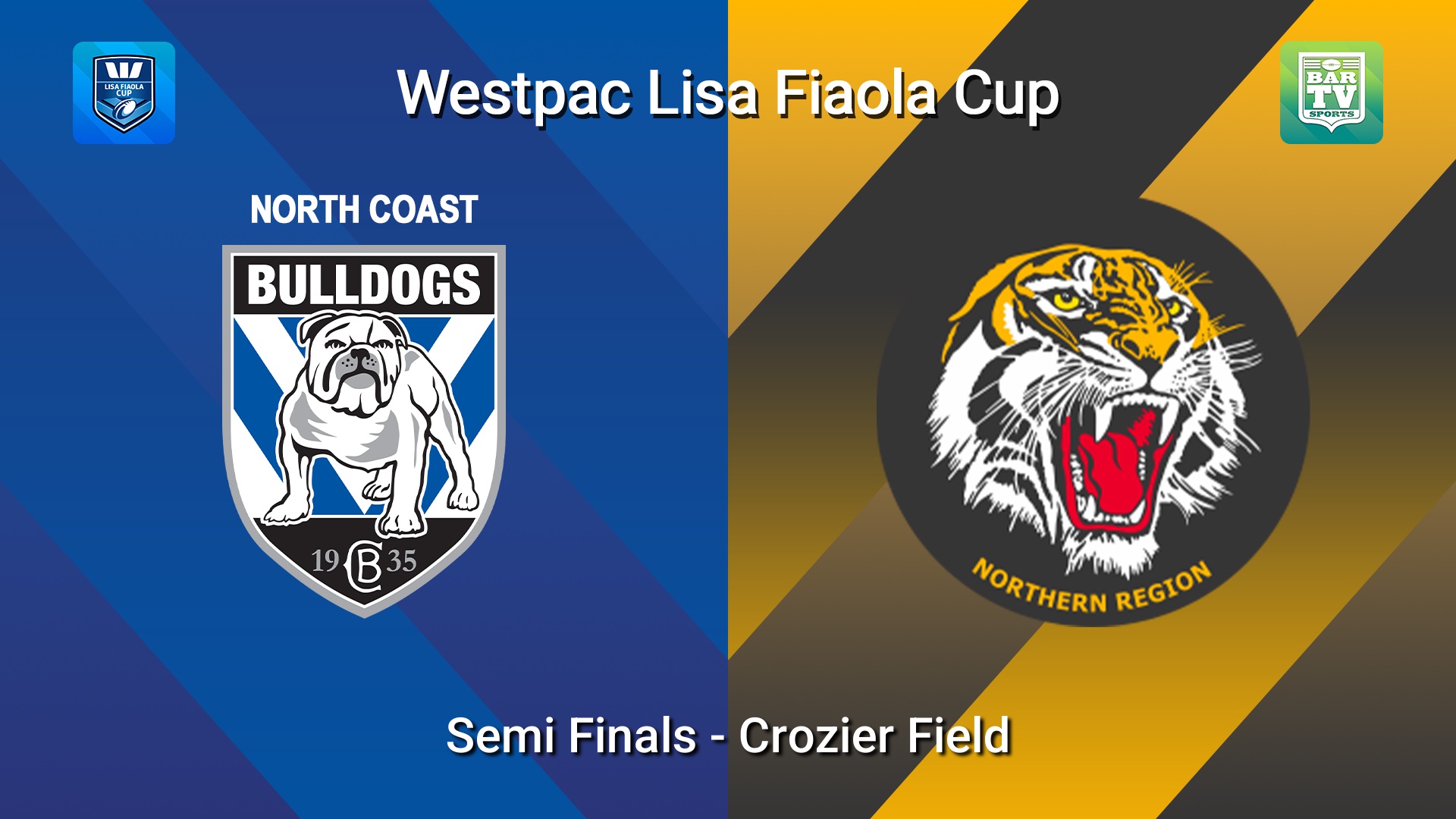 260322-video-Westpac Lisa Fiaola Cup (Regional) Semi Finals - North Coast Bulldogs v Northern Tigers Slate Image