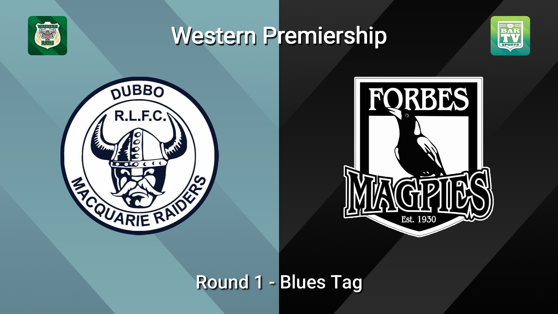 260419-video-Western Premiership Round 1 - Blues Tag - Dubbo Macquarie Raiders v Forbes Magpies Slate Image