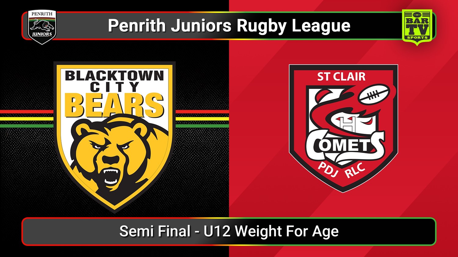 250817-video-Penrith & District Junior Rugby League Semi Final - U12 Weight For Age - Blacktown City v St Clair Slate Image