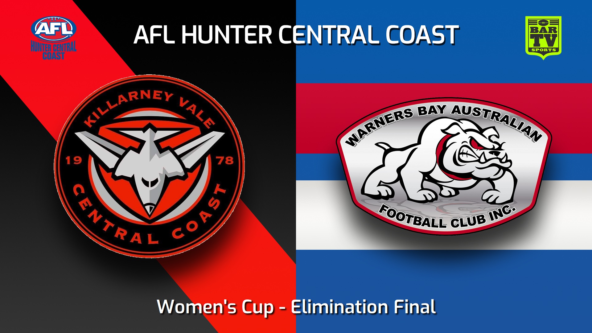 250830-video-AFL Hunter Central Coast Elimination Final - Women's Cup - Killarney Vale Bombers v Warners Bay Bulldogs Slate Image