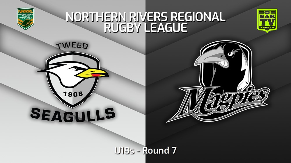220605-Northern Rivers Round 7 - U18 - Tweed Seagulls v Lower Clarence Magpies Slate Image