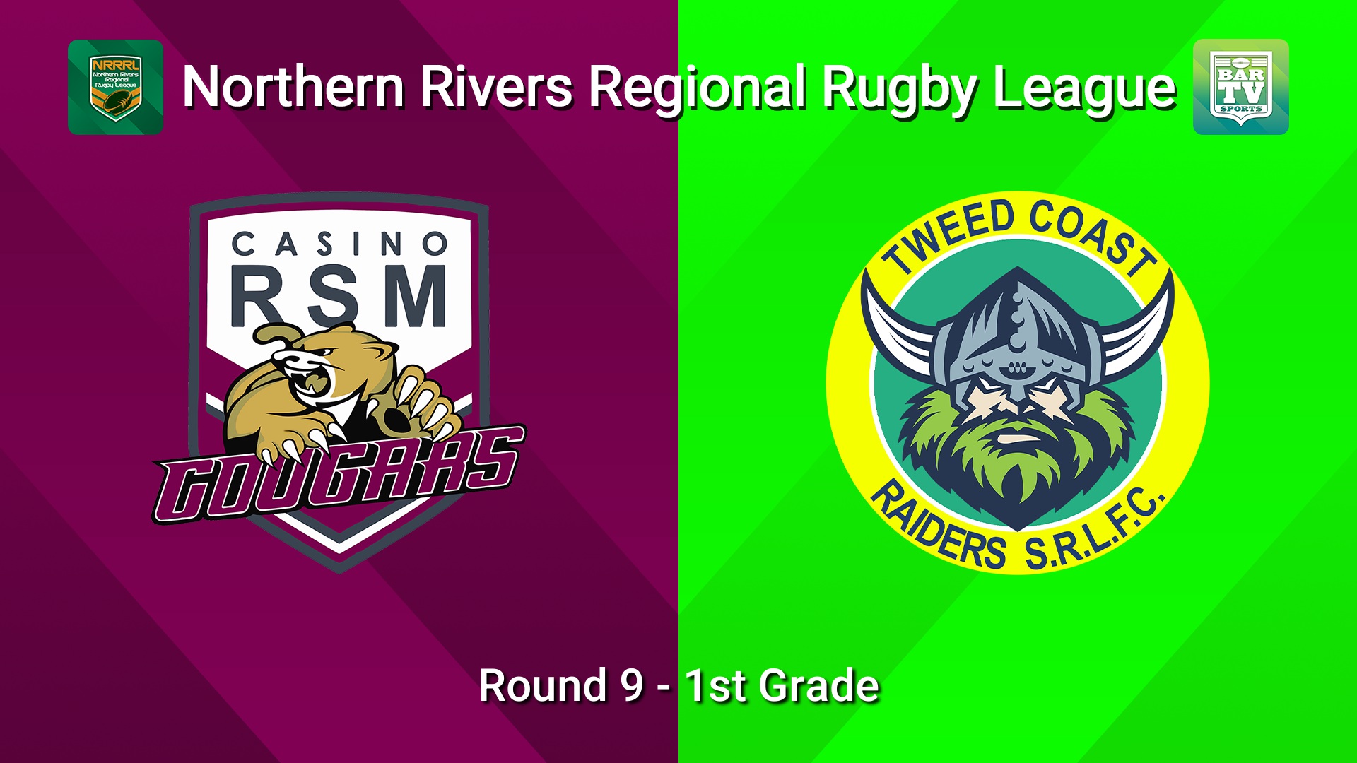 260621-video-Northern Rivers Round 9 - 1st Grade - Casino RSM Cougars v Tweed Coast Raiders Slate Image