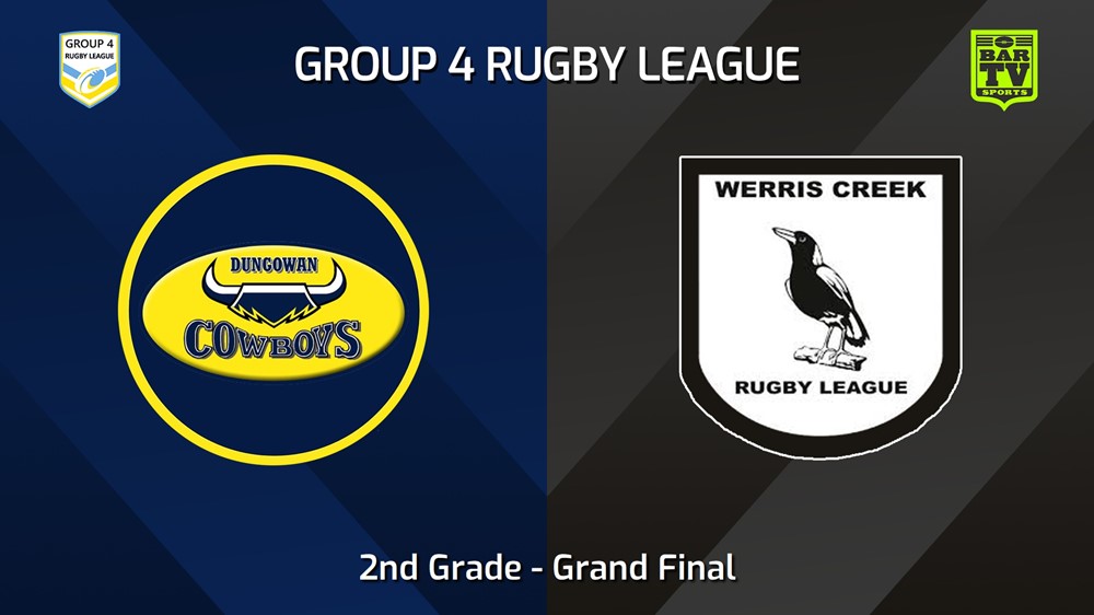 240907-video-Group 4 Rugby League Grand Final - 2nd Grade - Dungowan Cowboys v Werris Creek Magpies Slate Image
