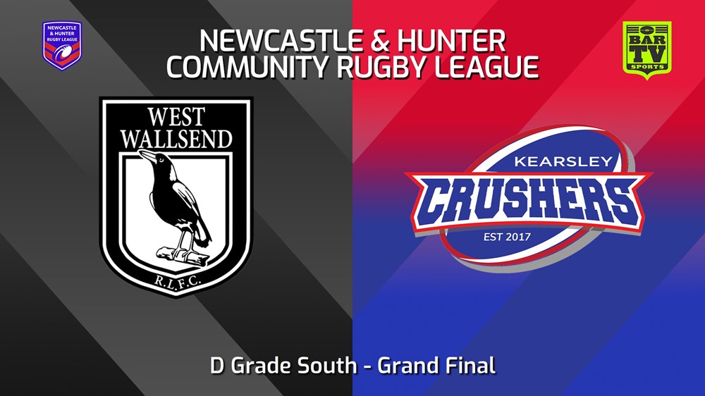 250913-video-NHRL Grand Final - D Grade South - West Wallsend Magpies v Kearsley Crushers Slate Image