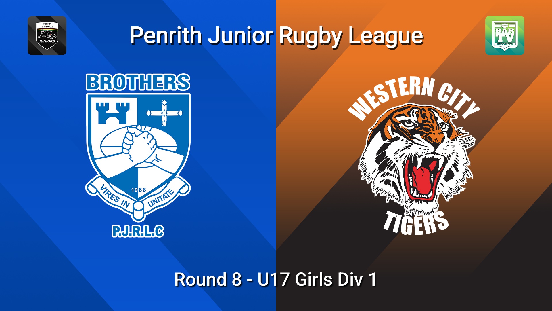 260619-video-Penrith & District Junior Rugby League Round 8 - U17 Girls Div 1 - Brothers v Western City Tigers Slate Image
