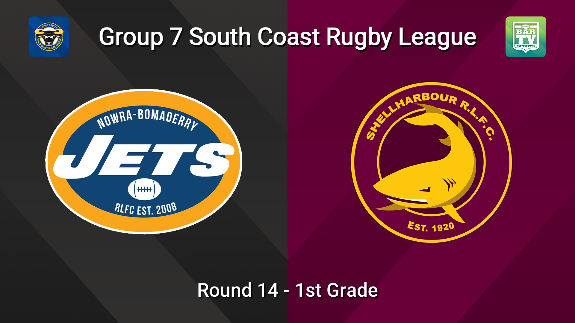 260726-video-South Coast Round 14 - 1st Grade - Nowra-Bomaderry  v Shellharbour Sharks Slate Image