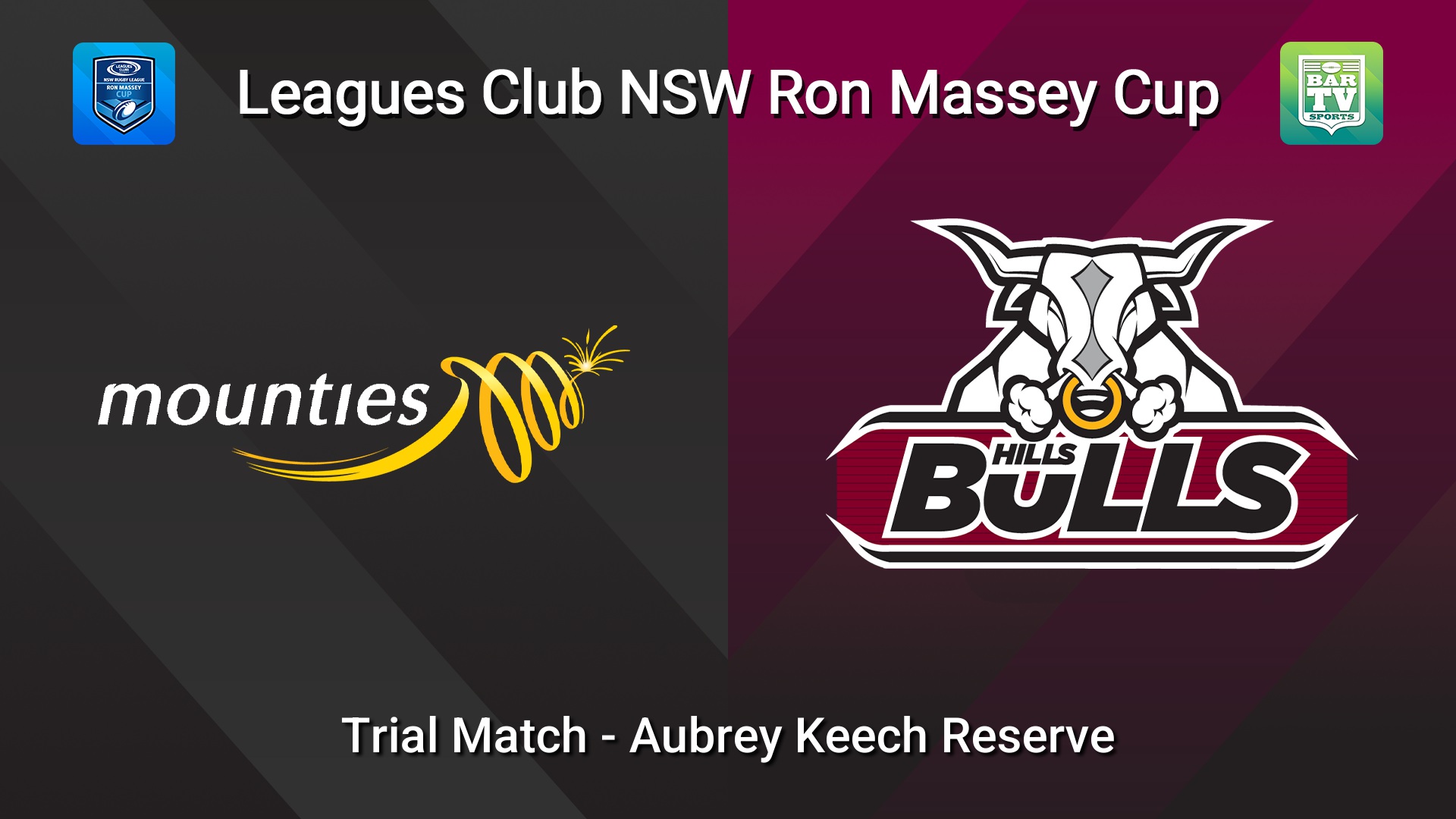 260307-video-Ron Massey Cup Trial Match - Mounties v Hills Bulls Minigame Slate Image
