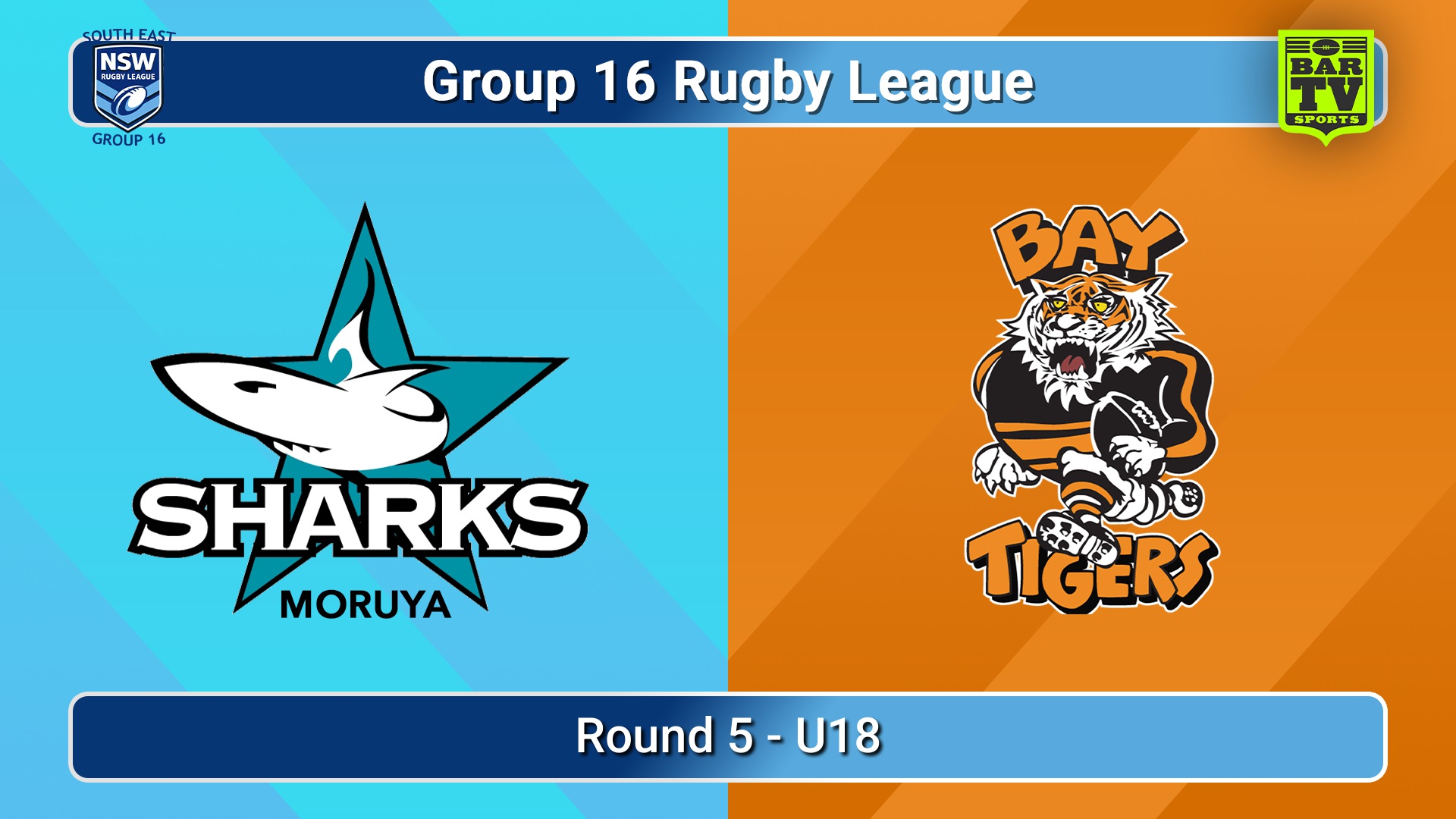 260524-video-Group 16 Rugby League  Round 5 - U18 - Moruya Sharks v Bateman's Bay Tigers Slate Image