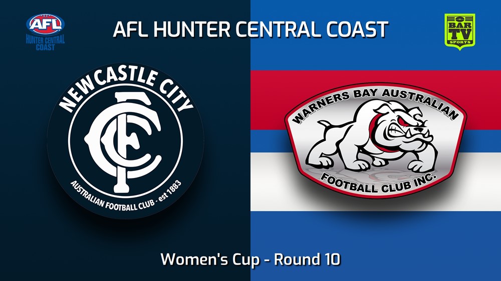 250628-video-AFL Hunter Central Coast Round 10 - Women's Cup - Newcastle City  v Warners Bay Bulldogs Slate Image