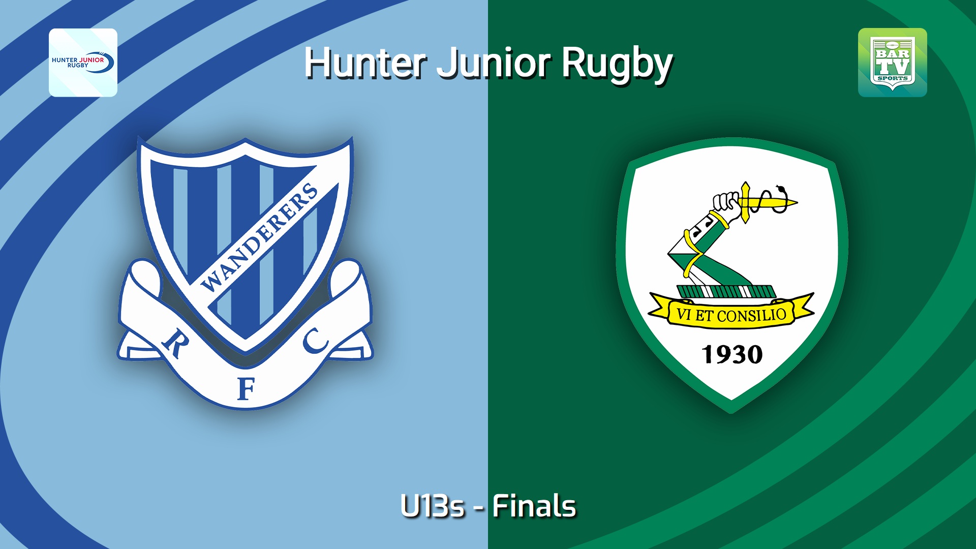 260816-video-Hunter Junior Rugby Union Finals - U13s - Wanderers v Merewether Carlton Minigame Slate Image
