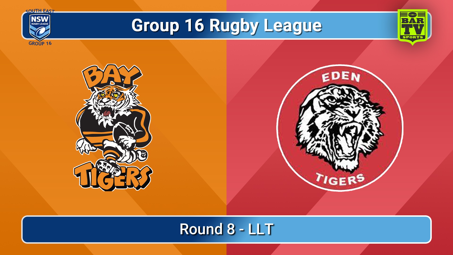 260621-video-Group 16 Rugby League  Round 8 - LLT - Bateman's Bay Tigers v Eden Tigers Minigame Slate Image
