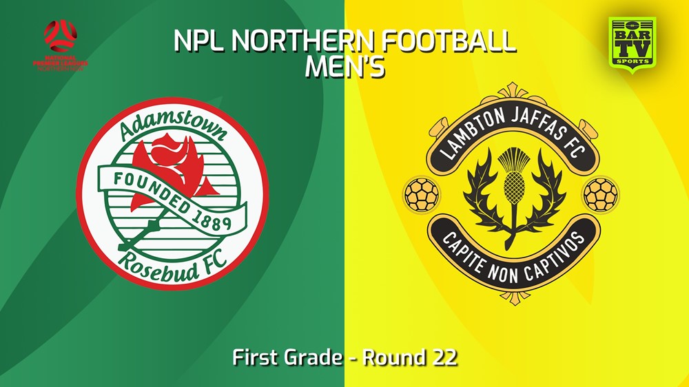 240818-video-NNSW NPLM Round 22 - Adamstown Rosebud FC v Lambton Jaffas FC Slate Image