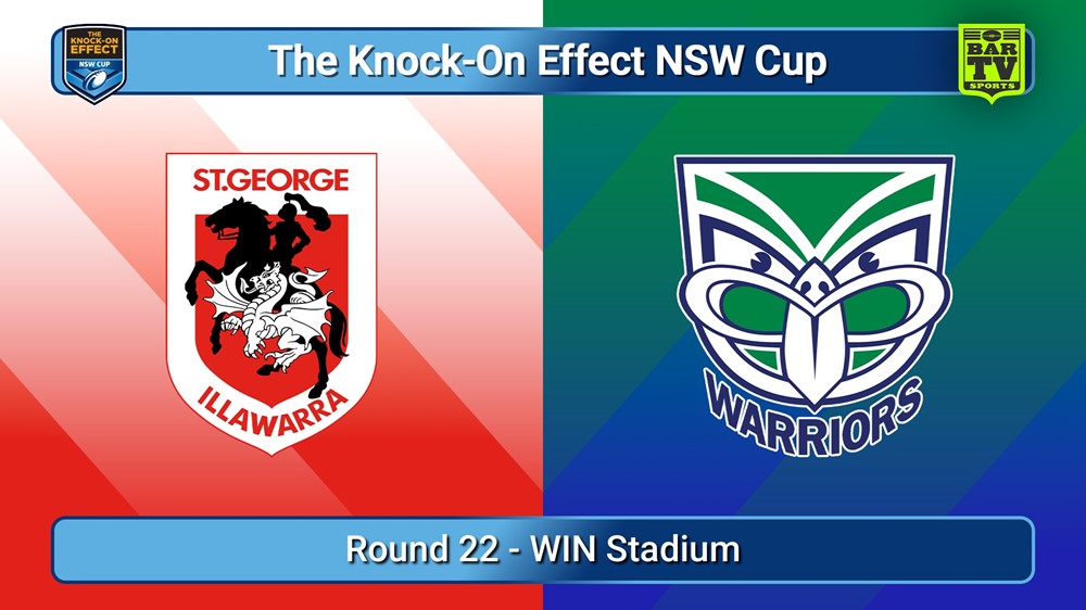 250802-video-The Knock-On Effect NSW Cup Round 22 - Dragons v New Zealand Warriors Slate Image