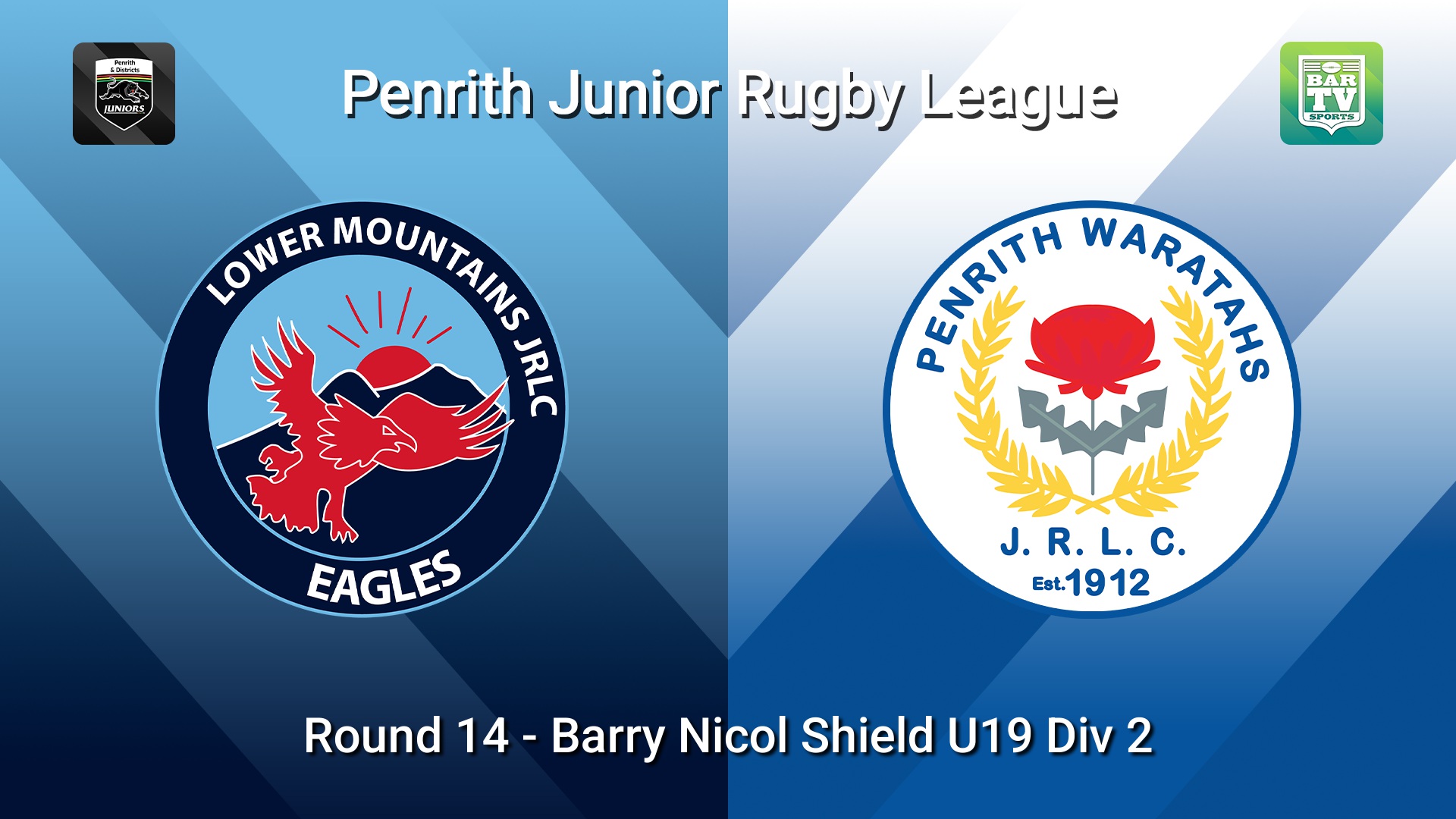 260725-video-Penrith & District Junior Rugby League Round 14 - Barry Nicol Shield U19 Div 2 - Lower Mountains v Penrith Waratahs (1) Slate Image