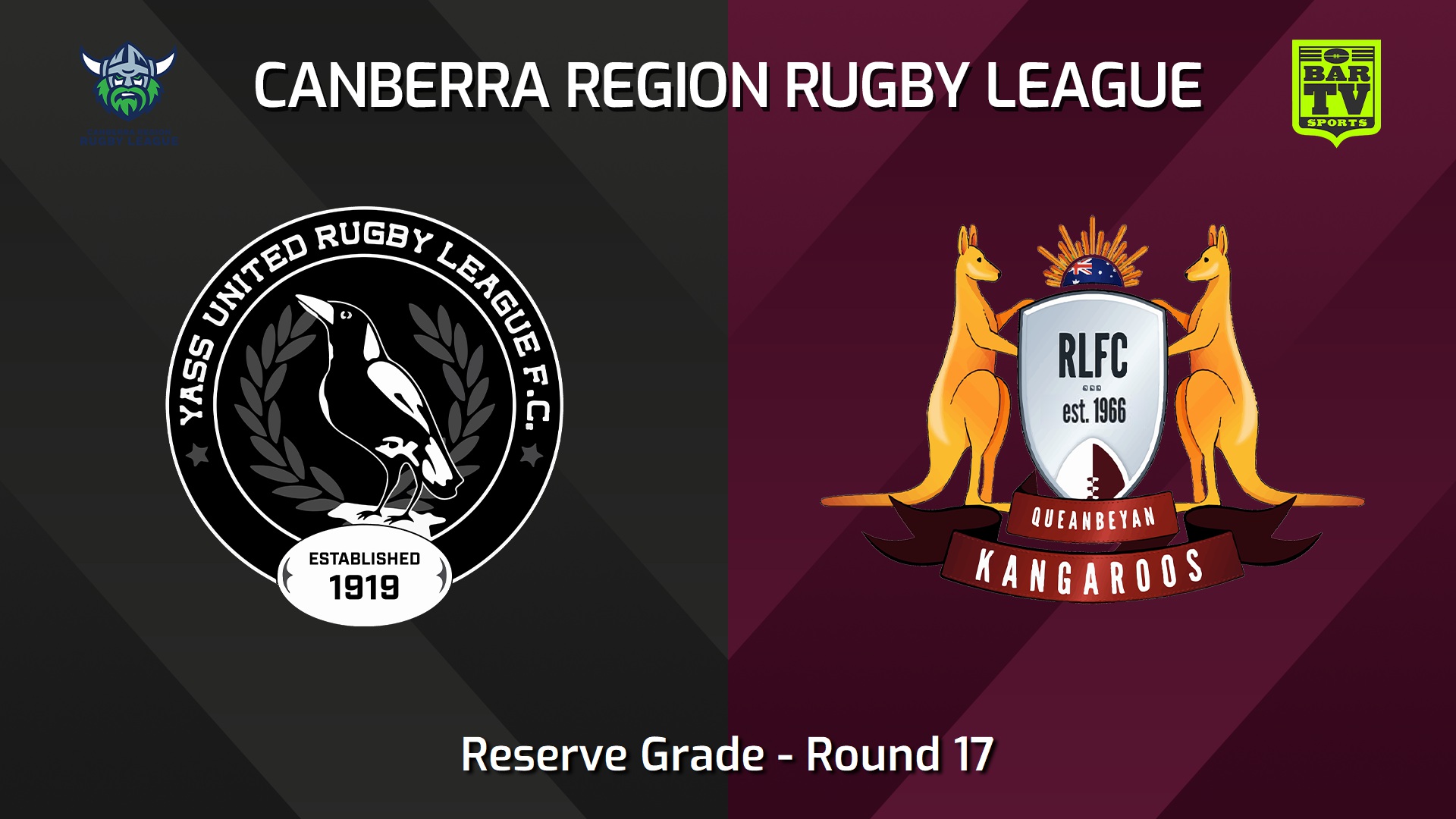 240810-video-Canberra Round 17 - Reserve Grade - Yass Magpies v Queanbeyan Kangaroos Slate Image