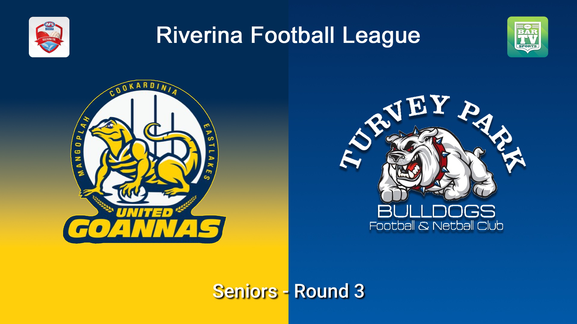 260425-video-Riverina Football League Round 3 - Seniors - MCUE Goannas v Turvey Park Bulldogs Slate Image