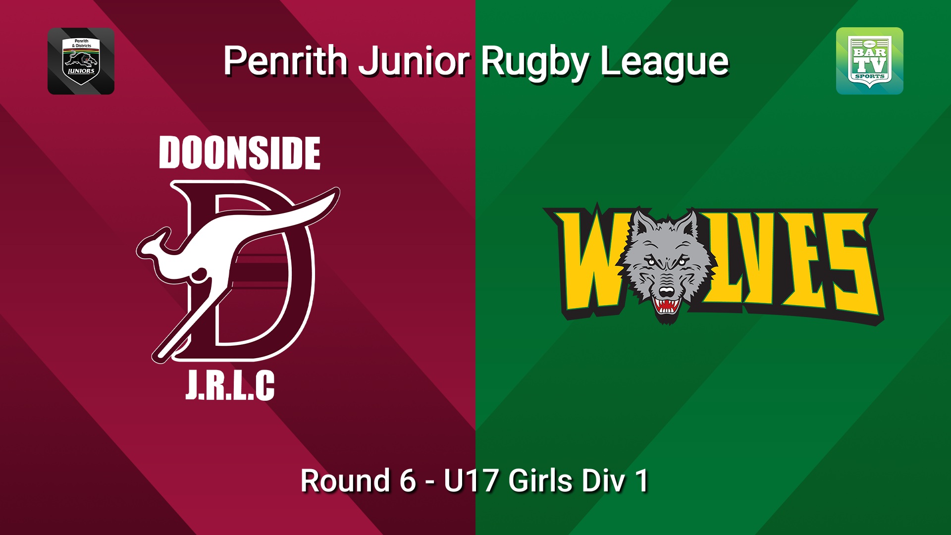 260530-video-Penrith & District Junior Rugby League Round 6 - U17 Girls Div 1 - Doonside v Windsor Wolves Slate Image