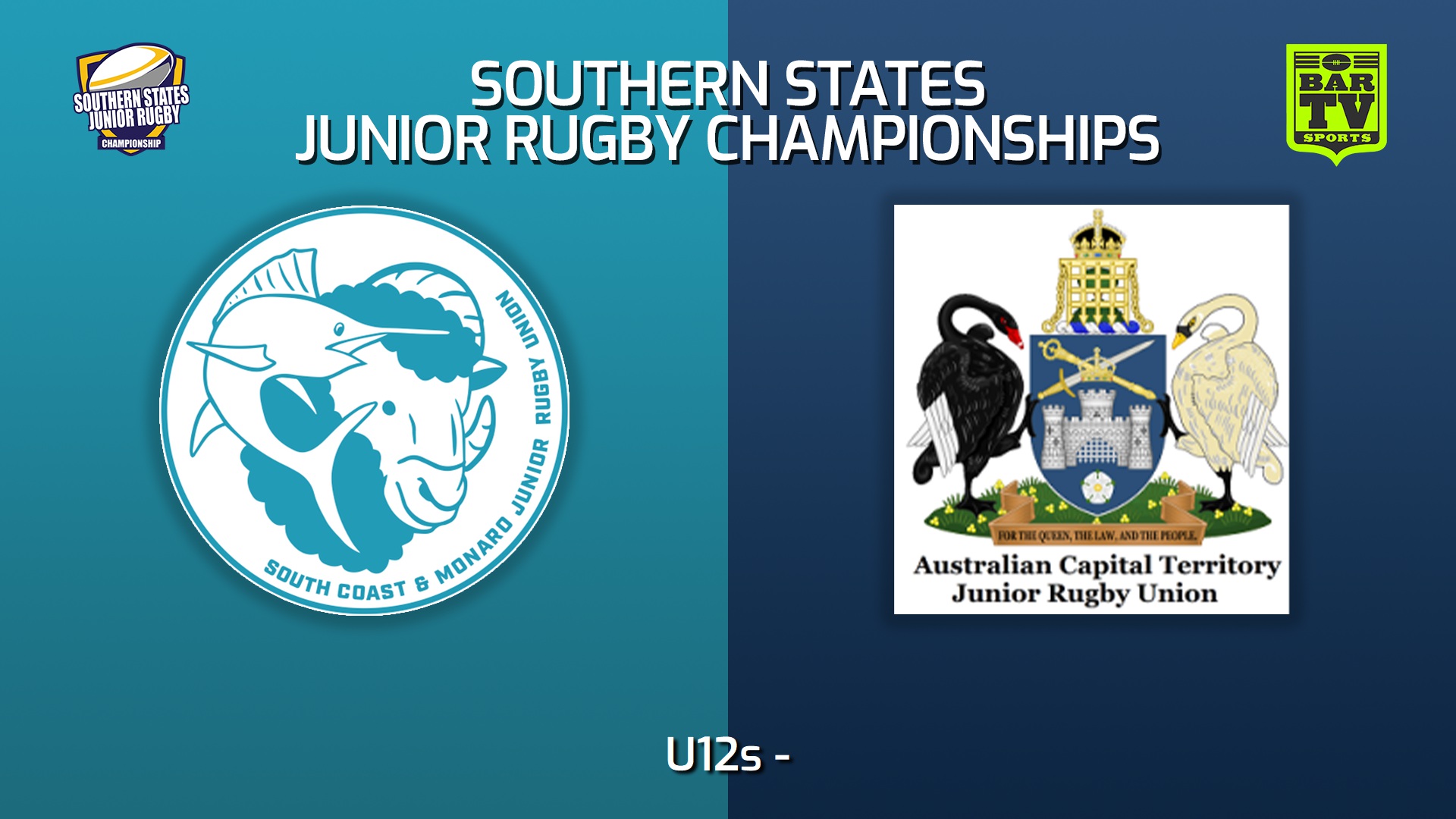 230712-Southern States Junior Rugby Championships U12s - South Coast-Monaro v ACTJRU Slate Image