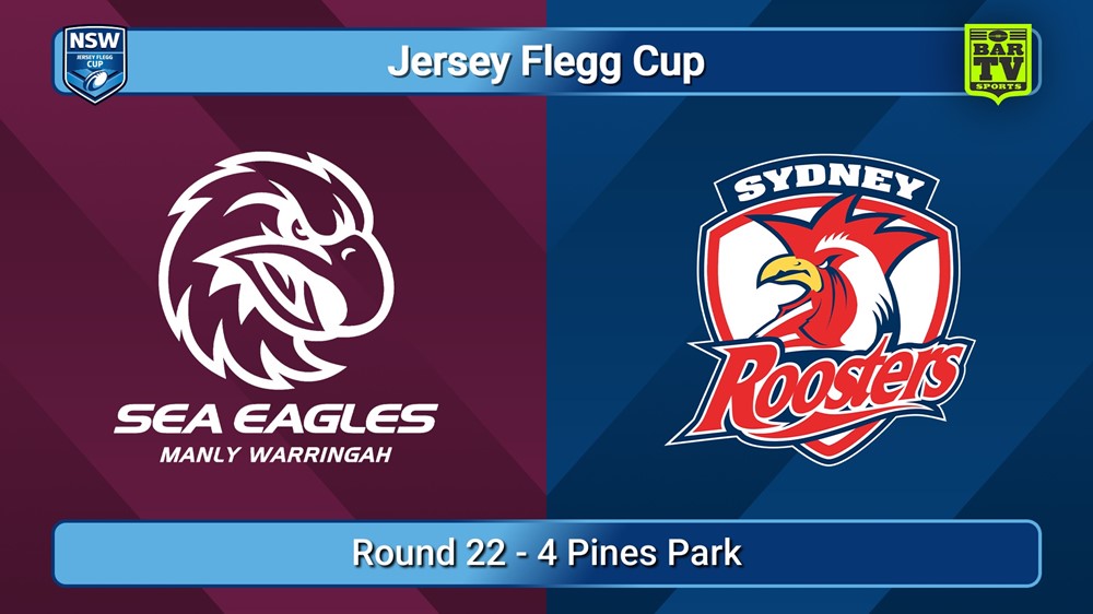 250802-video-Jersey Flegg Cup Round 22 - Manly Warringah Sea Eagles v Sydney Roosters Slate Image