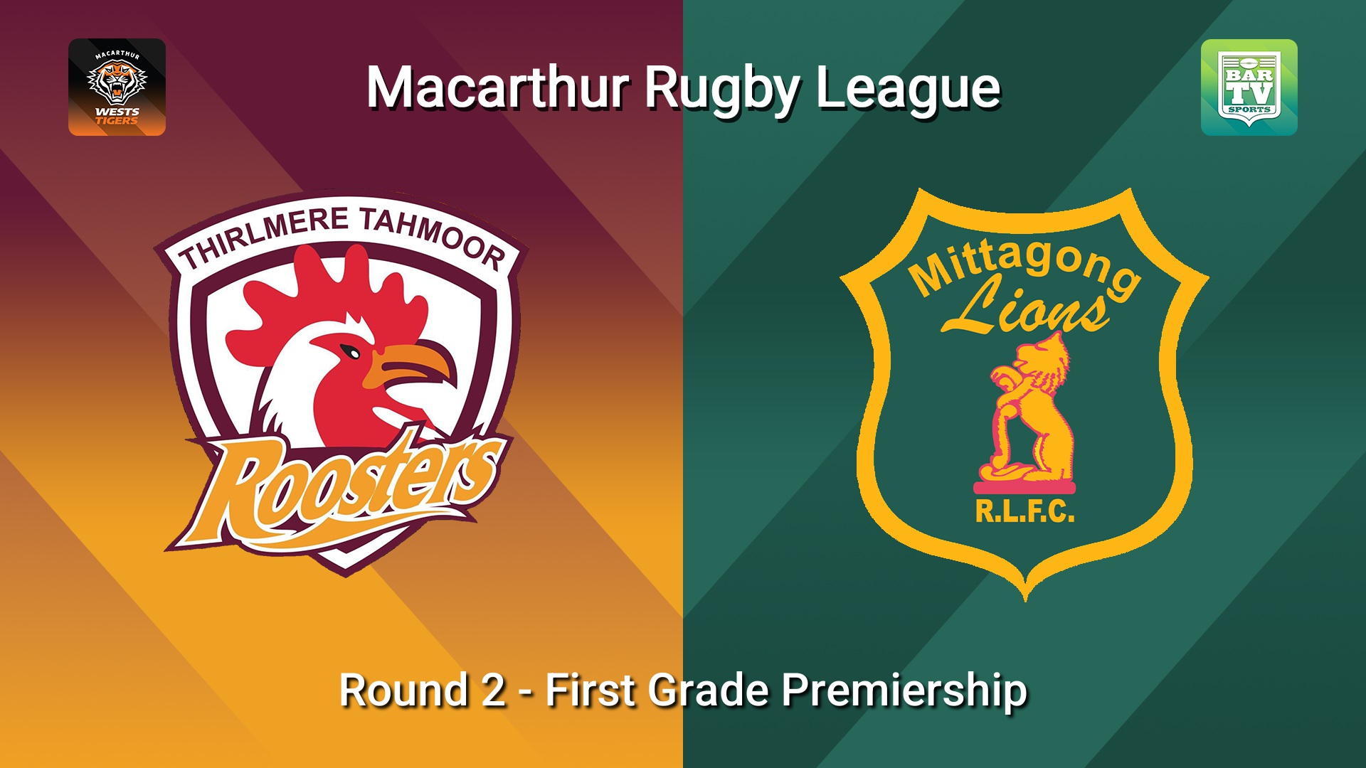 260419-video-Macarthur RL Round 2 - First Grade Premiership - Thirlmere Roosters v Mittagong Lions Slate Image
