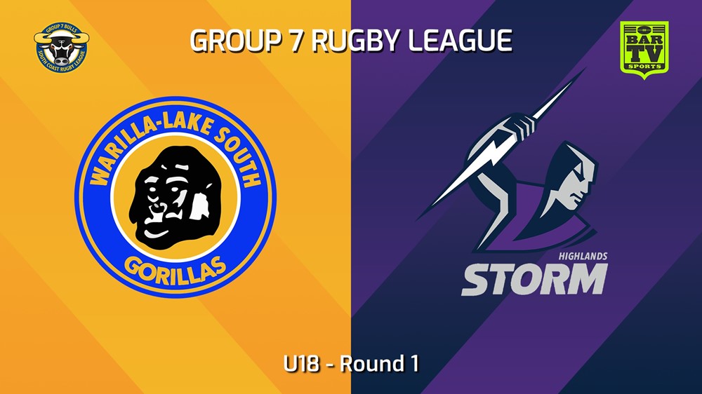 240714-video-South Coast Round 1 - U18 - Warilla-Lake South Gorillas v Southern Highlands Storm Slate Image