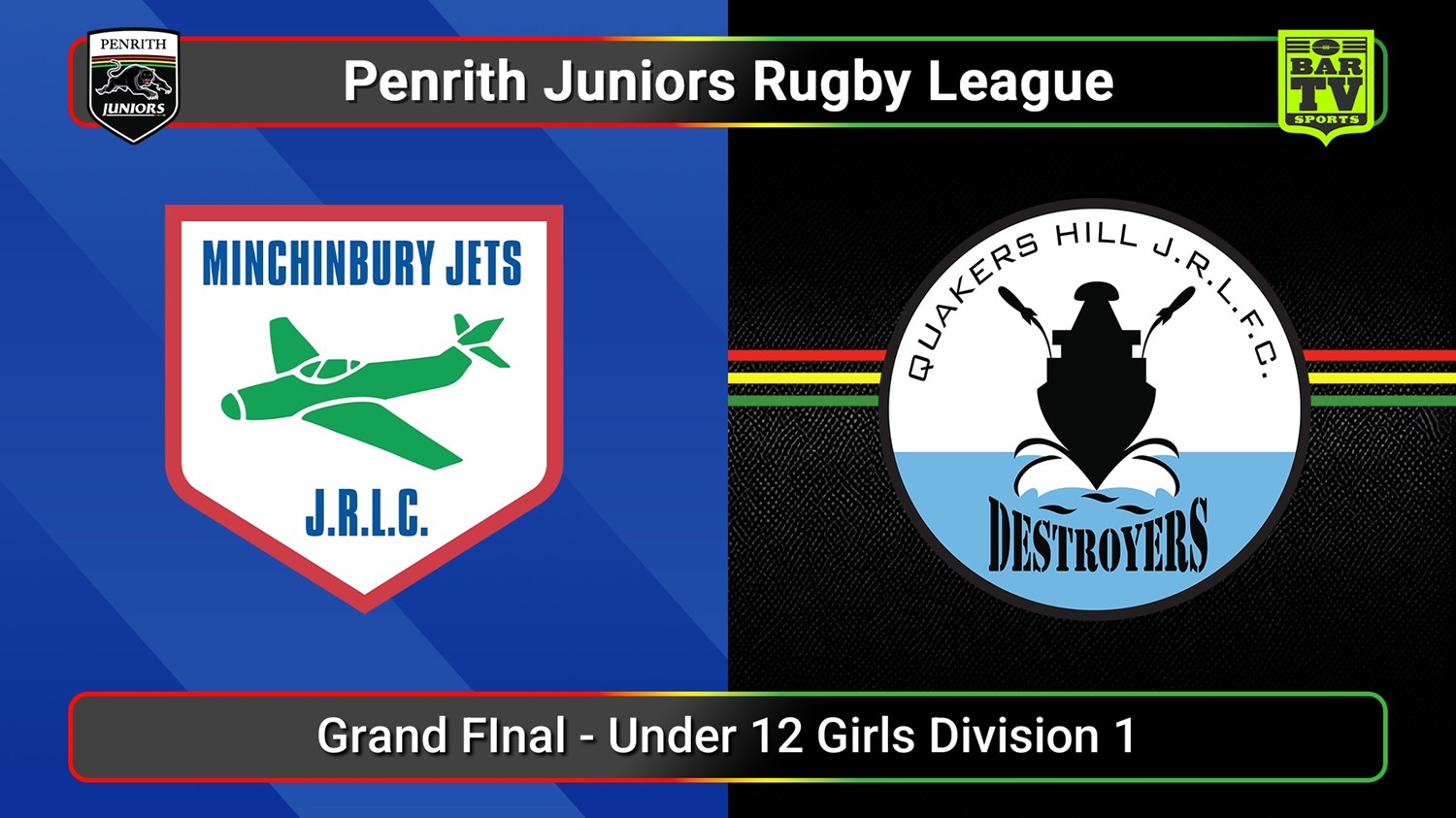 250906-video-Penrith & District Junior Rugby League Grand FInal - Under 12 Girls Division 1 - Minchinbury v Quakers Hill Slate Image
