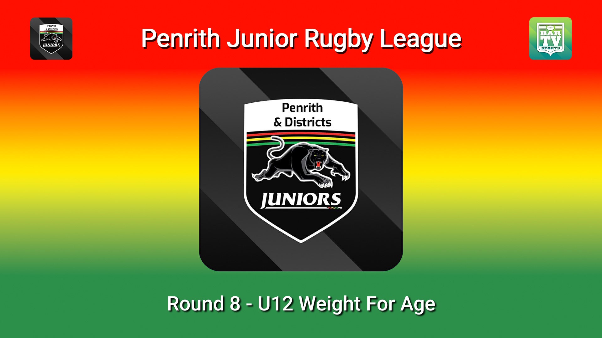 260731-video-Penrith & District Junior Rugby League Round 8 - U12 Weight For Age - Penrith Green v Penrith Red Slate Image