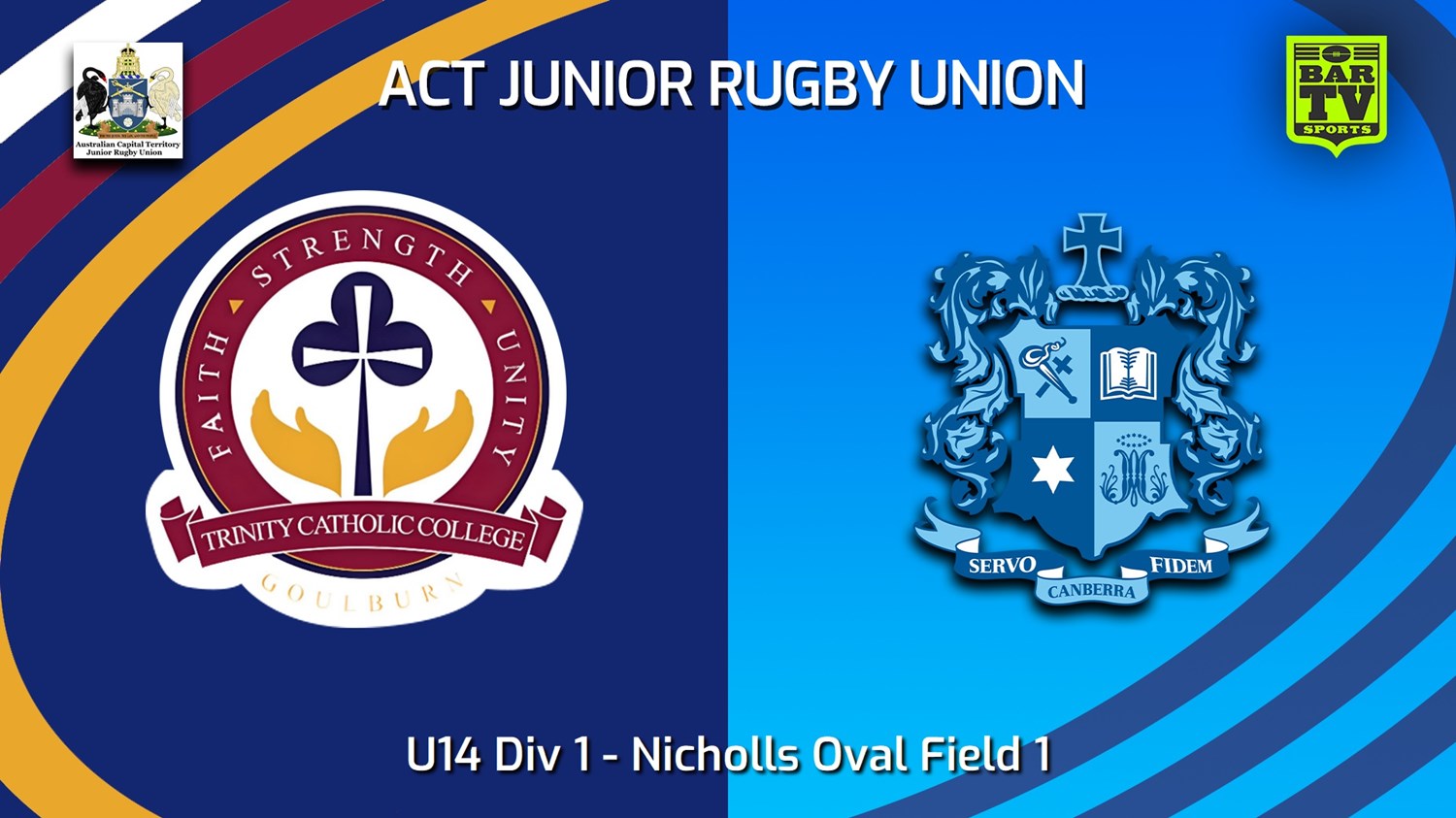 250914-video-ACT Junior Rugby Union Grand Final - U14 Div 1 - Trinity College v Marist College Canberra Slate Image
