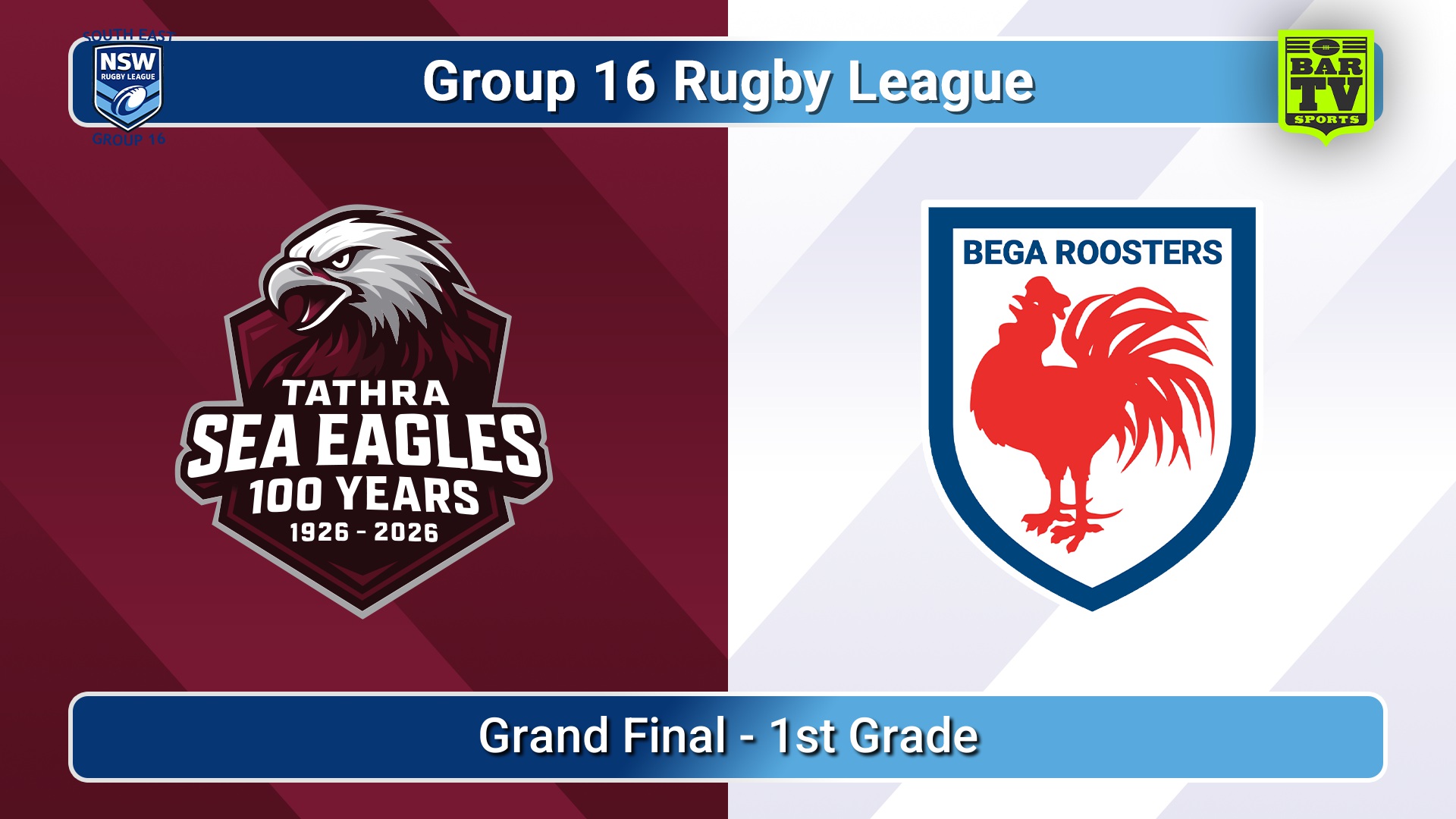 260906-video-Group 16 Rugby League  Grand Final - 1st Grade - Tathra Sea Eagles v Bega Roosters Slate Image